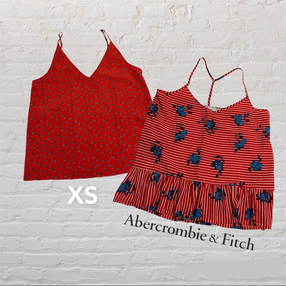 Abercrombie & Fitch 2 Orange Tops.XS